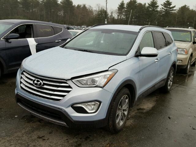 KM8SNDHF5DU023892 - 2013 HYUNDAI SANTA FE G BLUE photo 2