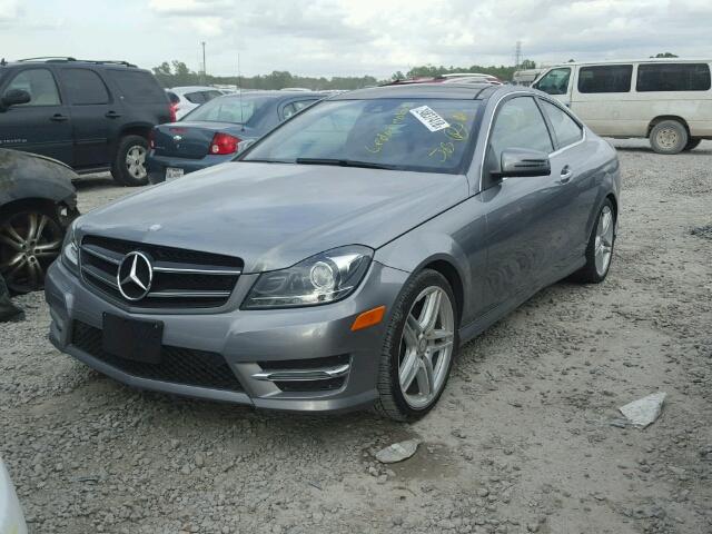 WDDGJ5HB8EG259080 - 2014 MERCEDES-BENZ C 350 SILVER photo 2