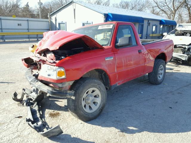 1FTKR1AD0BPB01989 - 2011 FORD RANGER RED photo 2