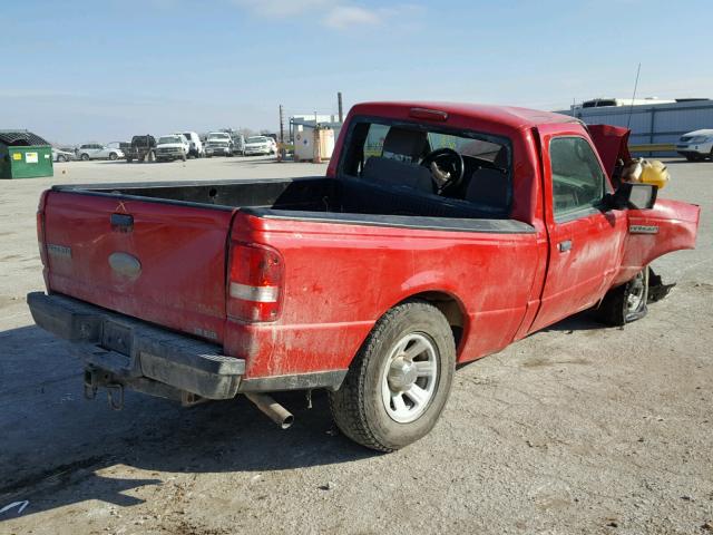 1FTKR1AD0BPB01989 - 2011 FORD RANGER RED photo 4