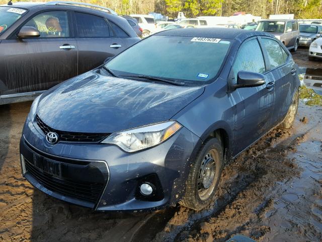 5YFBURHE5GP508191 - 2016 TOYOTA COROLLA L GRAY photo 2