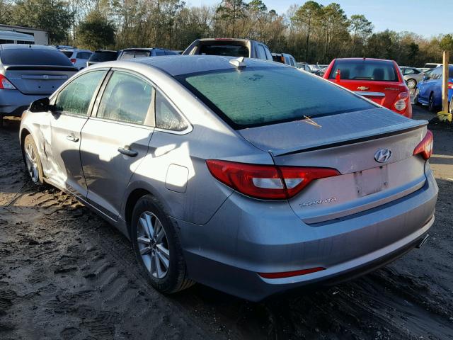 5NPE24AF9GH395898 - 2016 HYUNDAI SONATA SE GRAY photo 3