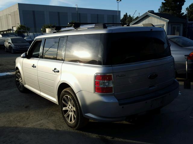 2FMEK62C09BA11016 - 2009 FORD FLEX SEL SILVER photo 3