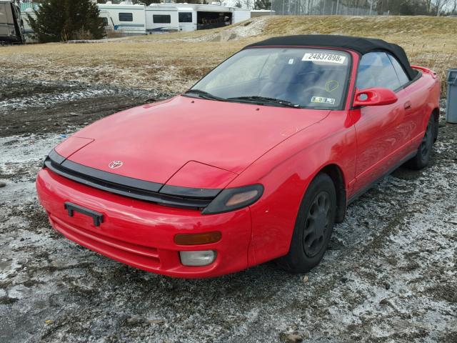 JT5ST87K8P0142950 - 1993 TOYOTA CELICA GT RED photo 2