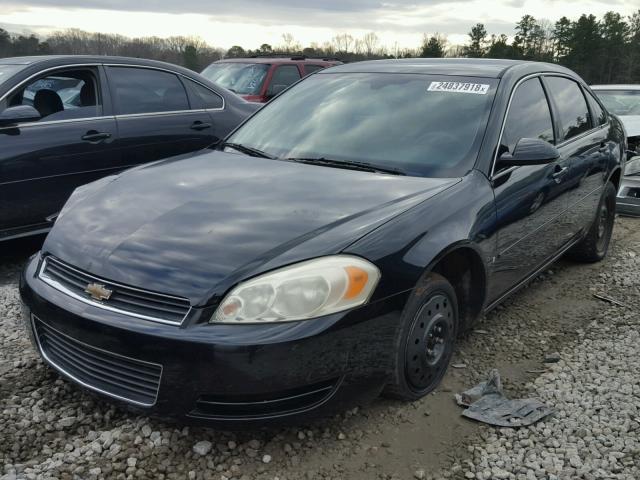 2G1WB55K869354772 - 2006 CHEVROLET IMPALA LS BLACK photo 2