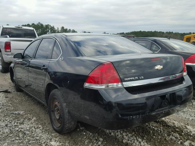 2G1WB55K869354772 - 2006 CHEVROLET IMPALA LS BLACK photo 3