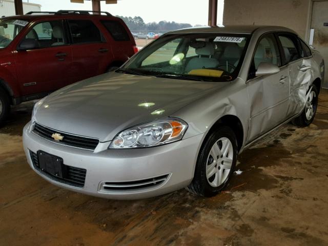 2G1WB58K789221290 - 2008 CHEVROLET IMPALA LS SILVER photo 2