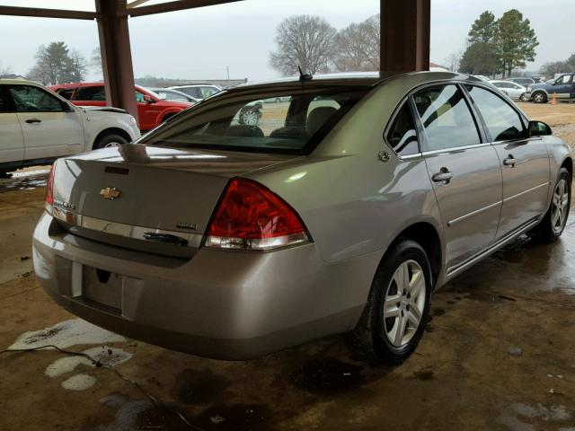 2G1WB58K789221290 - 2008 CHEVROLET IMPALA LS SILVER photo 4