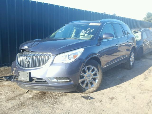 5GAKVBKD5EJ142823 - 2014 BUICK ENCLAVE BLUE photo 2