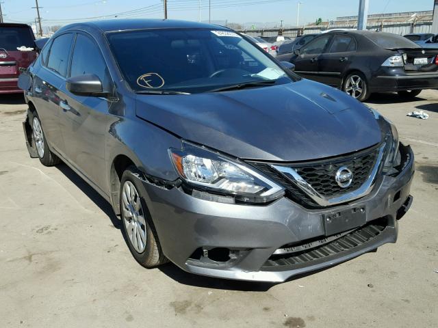 3N1AB7AP0GY320926 - 2016 NISSAN SENTRA S GRAY photo 1