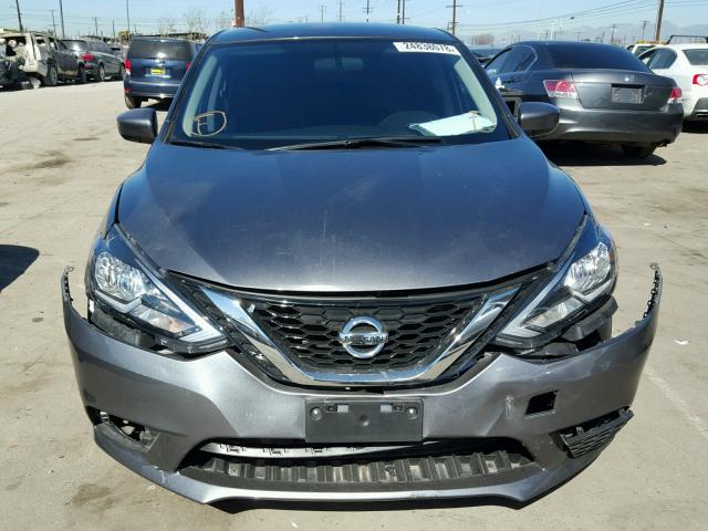 3N1AB7AP0GY320926 - 2016 NISSAN SENTRA S GRAY photo 9