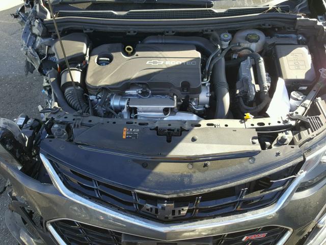 3G1BD6SM2HS546439 - 2017 CHEVROLET CRUZE LT CHARCOAL photo 7