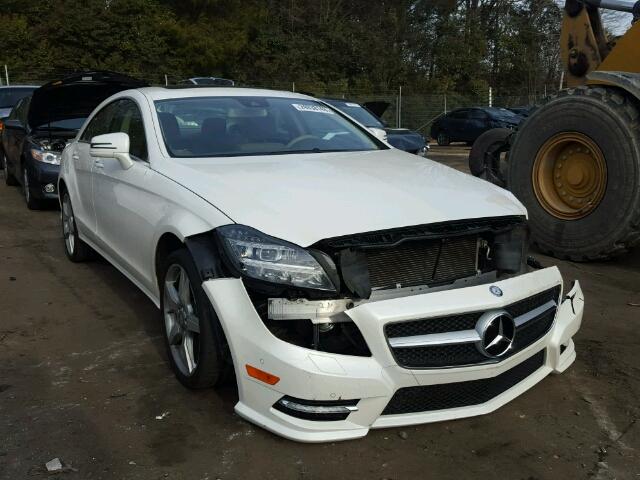 WDDLJ7DB4EA096219 - 2014 MERCEDES-BENZ CLS 550 WHITE photo 1