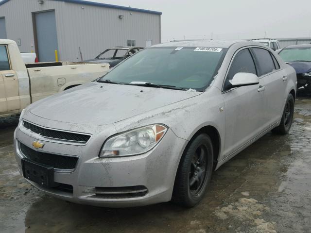 1G1ZH57B98F215253 - 2008 CHEVROLET MALIBU 1LT SILVER photo 2