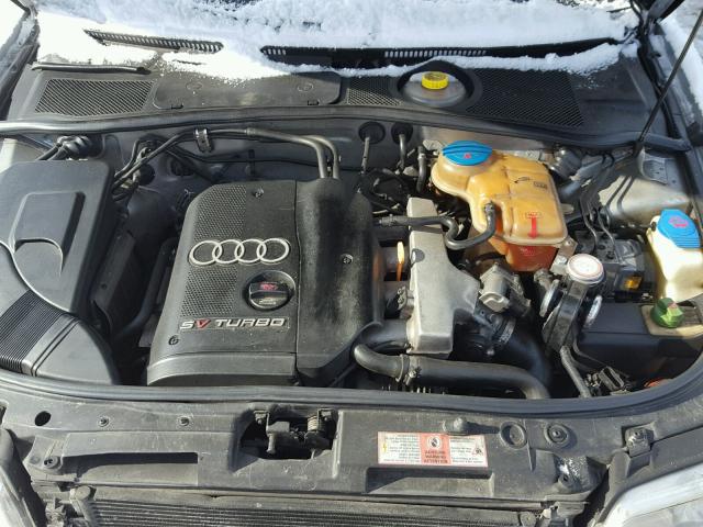 WAUGB28D3XA063784 - 1999 AUDI A4 1.8T AV SILVER photo 7