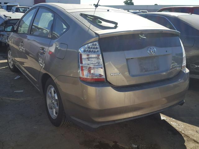 JTDKB20U363183080 - 2006 TOYOTA PRIUS BROWN photo 3