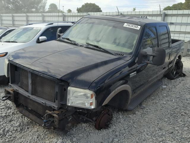 1FTSW20565ED13773 - 2005 FORD F250 SUPER BLACK photo 2