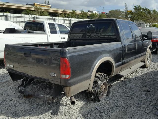 1FTSW20565ED13773 - 2005 FORD F250 SUPER BLACK photo 4