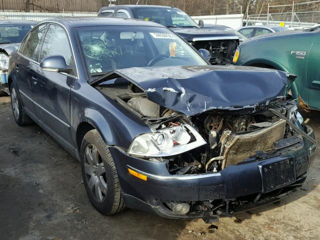 WVWAD63B05E081472 - 2005 VOLKSWAGEN PASSAT GLS BLUE photo 1