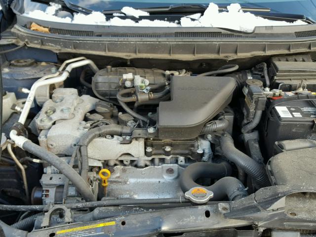 JN8AS58V68W111595 - 2008 NISSAN ROGUE S BLUE photo 7