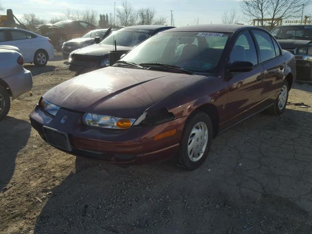 1G8ZH52832Z189915 - 2002 SATURN SL1 RED photo 2