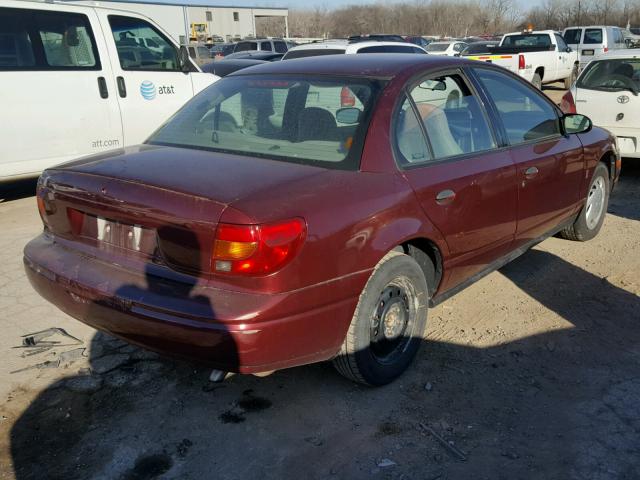 1G8ZH52832Z189915 - 2002 SATURN SL1 RED photo 4