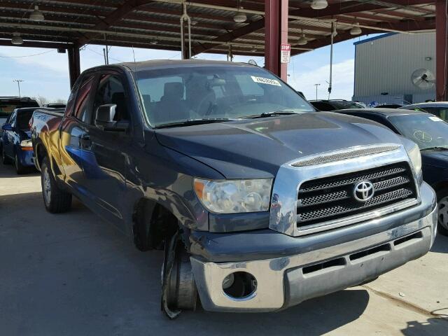 5TFRT541X8X025814 - 2008 TOYOTA TUNDRA DOU BLUE photo 1