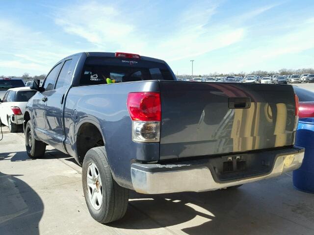 5TFRT541X8X025814 - 2008 TOYOTA TUNDRA DOU BLUE photo 3