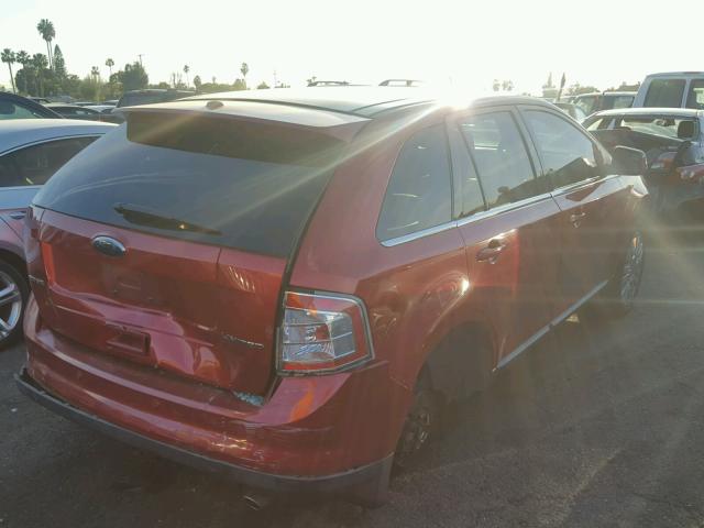 2FMDK3KC5ABA86969 - 2010 FORD EDGE LIMIT RED photo 4