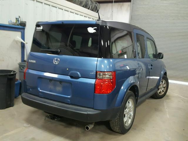 5J6YH17706L003311 - 2006 HONDA ELEMENT EX BLUE photo 4