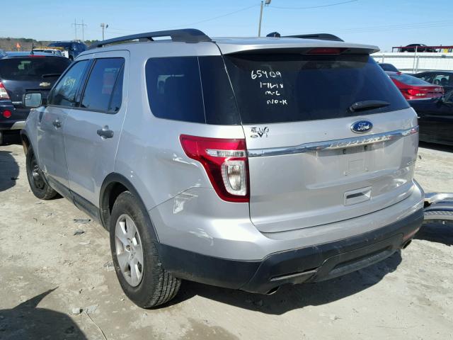 1FM5K7B8XDGC85021 - 2013 FORD EXPLORER SILVER photo 3