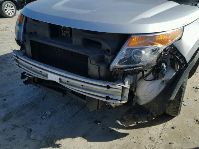 1FM5K7B8XDGC85021 - 2013 FORD EXPLORER SILVER photo 9