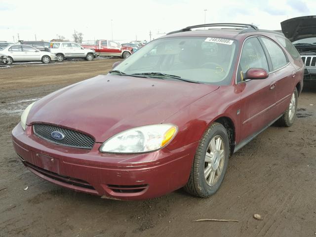 1FAHP59S64A190747 - 2004 FORD TAURUS SEL RED photo 2