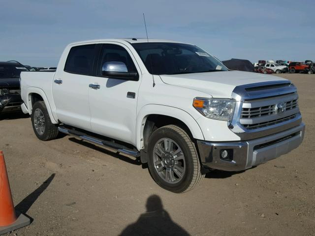 5TFAW5F16EX397051 - 2014 TOYOTA TUNDRA CRE WHITE photo 1