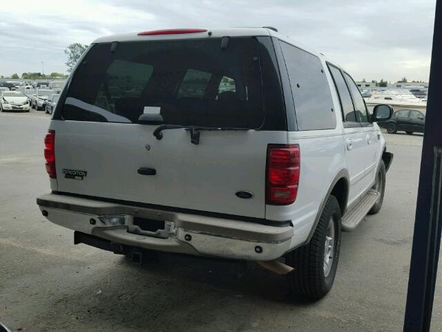 1FMFU18L91LA98587 - 2001 FORD EXPEDITION WHITE photo 4