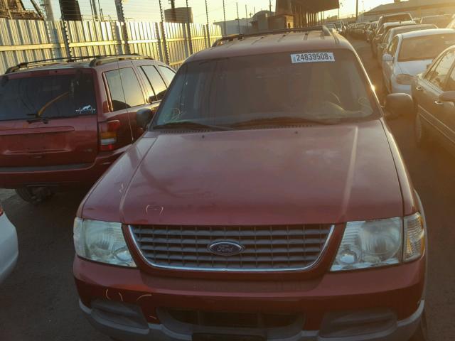 1FMZU63E12ZB95283 - 2002 FORD EXPLORER X RED photo 10