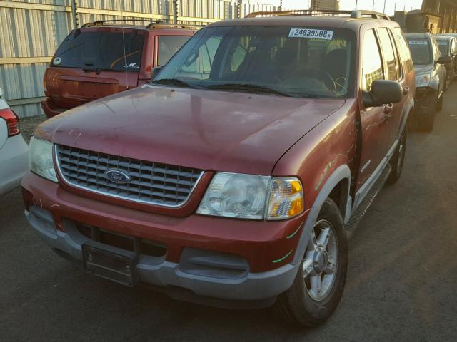 1FMZU63E12ZB95283 - 2002 FORD EXPLORER X RED photo 2