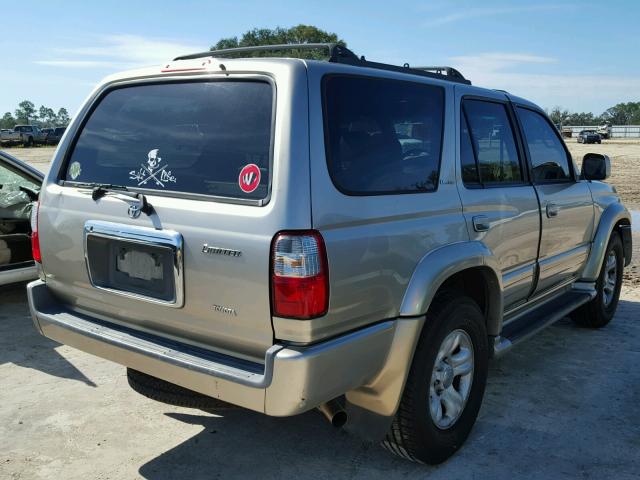 JT3GN87R720230399 - 2002 TOYOTA 4RUNNER LI TAN photo 4