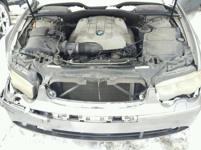 WBAGN63444DS49561 - 2004 BMW 745 LI GRAY photo 7