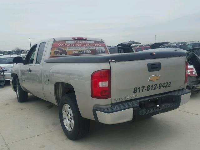 1GCEC19X58Z239618 - 2008 CHEVROLET SILVERADO TAN photo 3