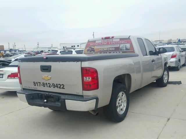 1GCEC19X58Z239618 - 2008 CHEVROLET SILVERADO TAN photo 4