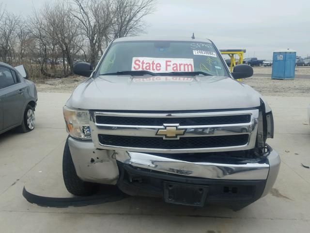 1GCEC19X58Z239618 - 2008 CHEVROLET SILVERADO TAN photo 9