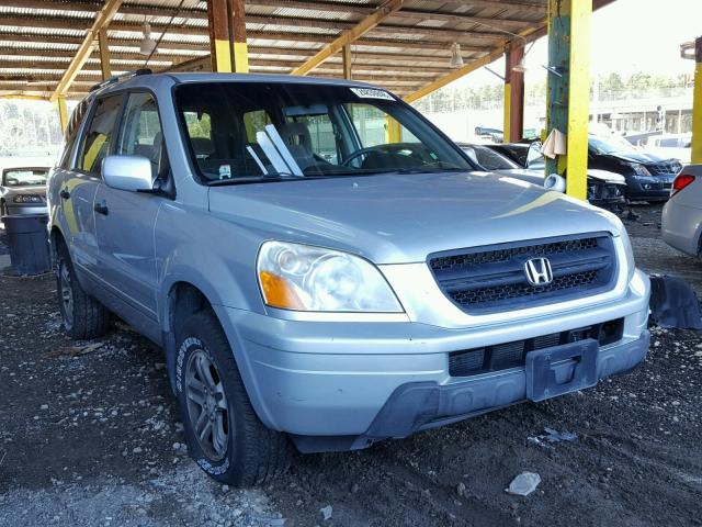 2HKYF18484H619176 - 2004 HONDA PILOT EX SILVER photo 1