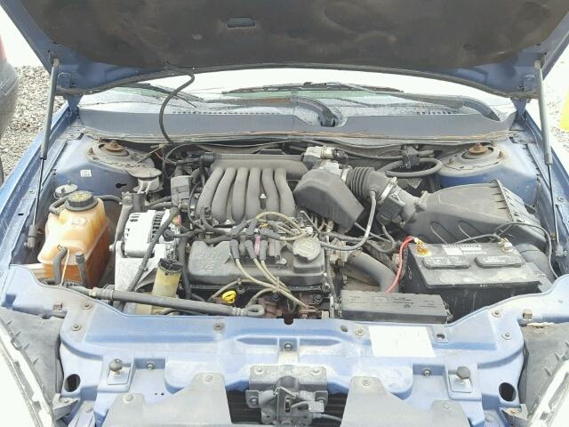 1FAFP52U43A118608 - 2003 FORD TAURUS LX BLUE photo 7