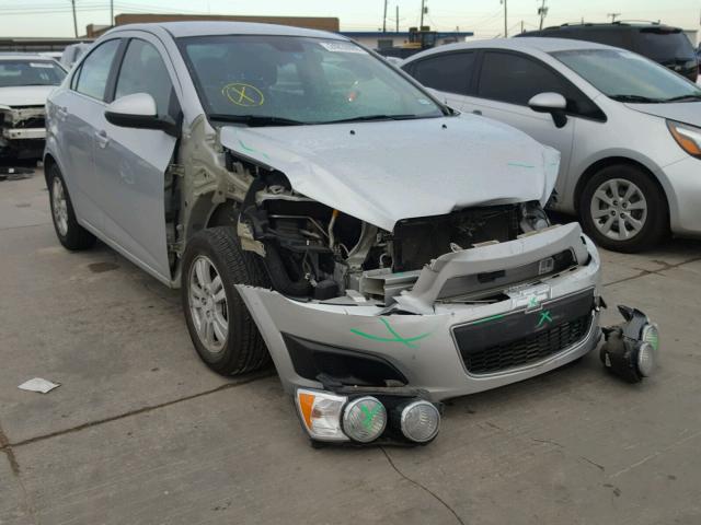 1G1JC5SH2D4174266 - 2013 CHEVROLET SONIC LT SILVER photo 1