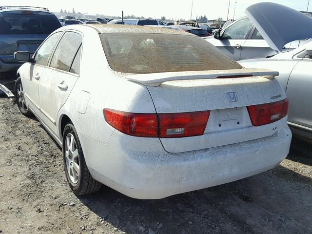 1HGCM564X5A040162 - 2005 HONDA ACCORD LX WHITE photo 3