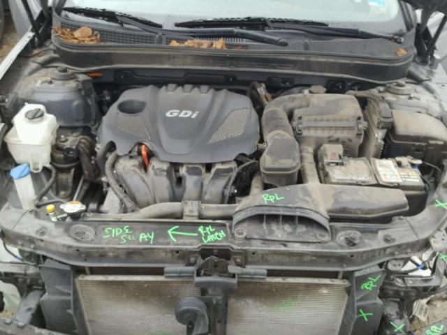 5NPEB4AC1EH822512 - 2014 HYUNDAI SONATA GLS GRAY photo 7