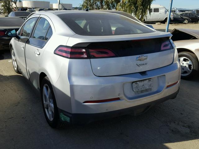 1G1RH6E46DU140544 - 2013 CHEVROLET VOLT SILVER photo 3