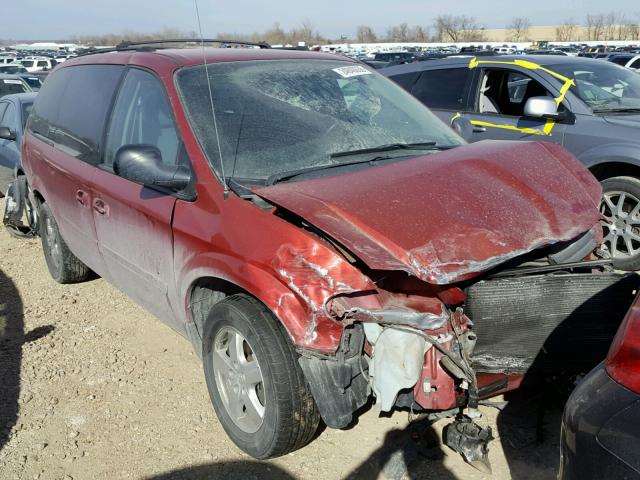 2D4GP44L05R349293 - 2005 DODGE GRAND CARA RED photo 1