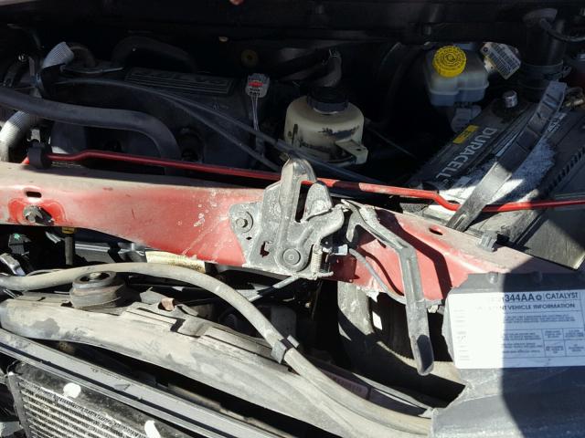 2D4GP44L05R349293 - 2005 DODGE GRAND CARA RED photo 7